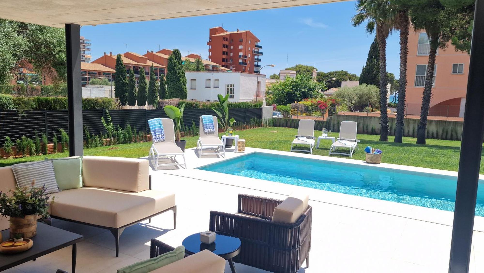 Exclusiva Villa, Lujo Y Descanso Беникасим Экстерьер фото